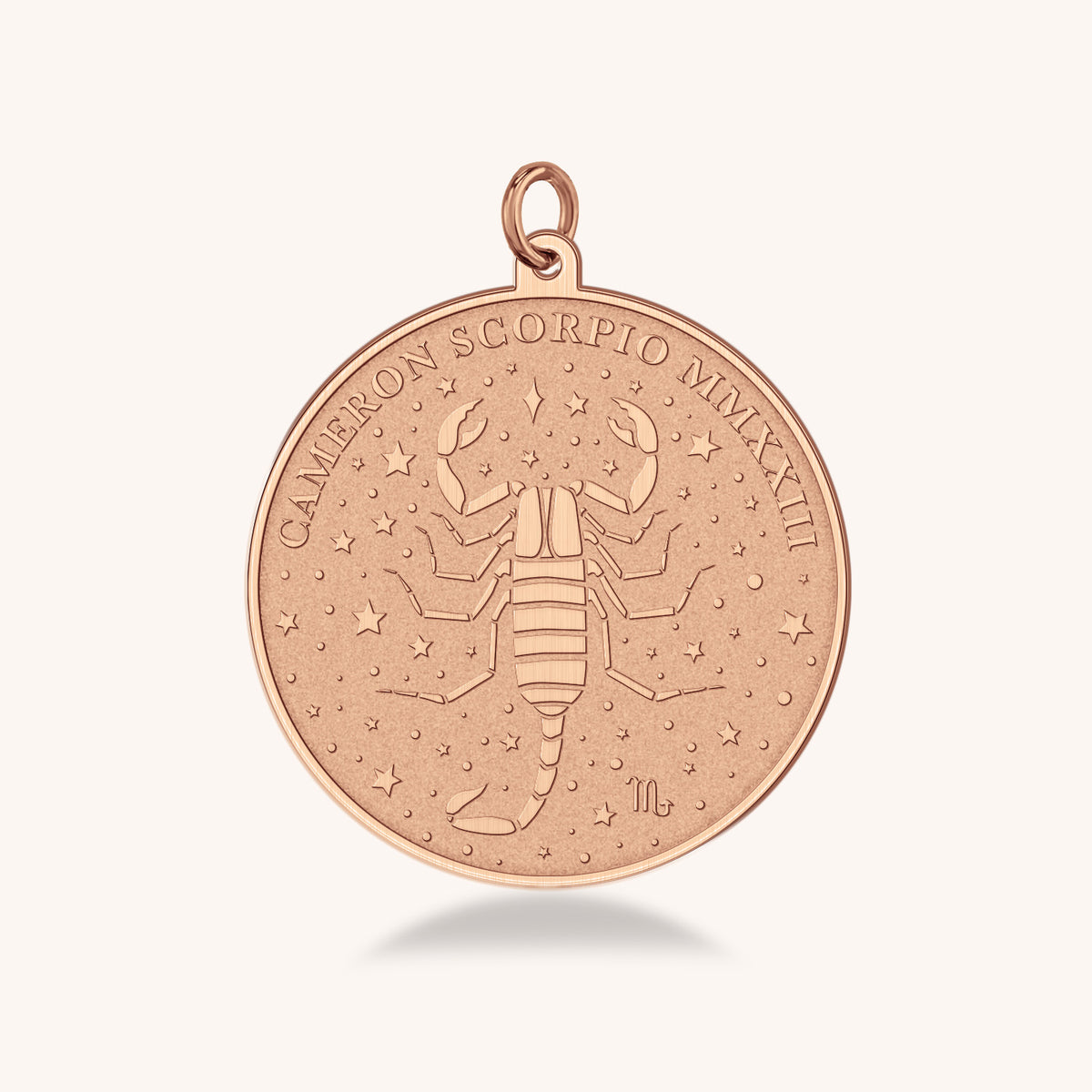 Scorpio Zodiac Medallion Necklace