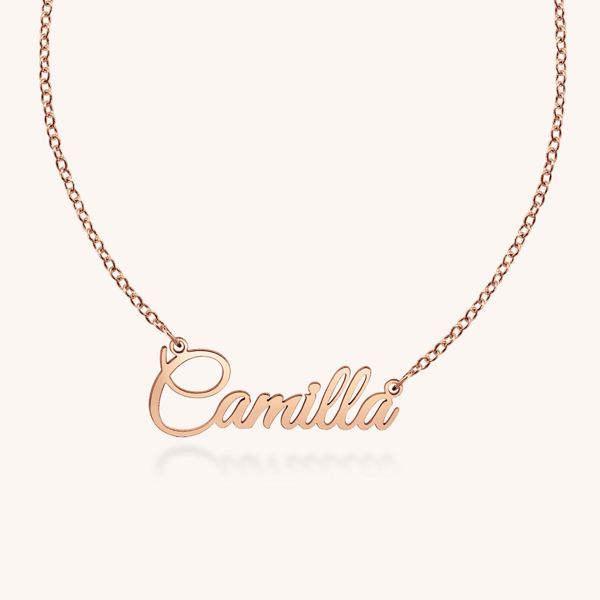 Camilla Nameplate Necklace