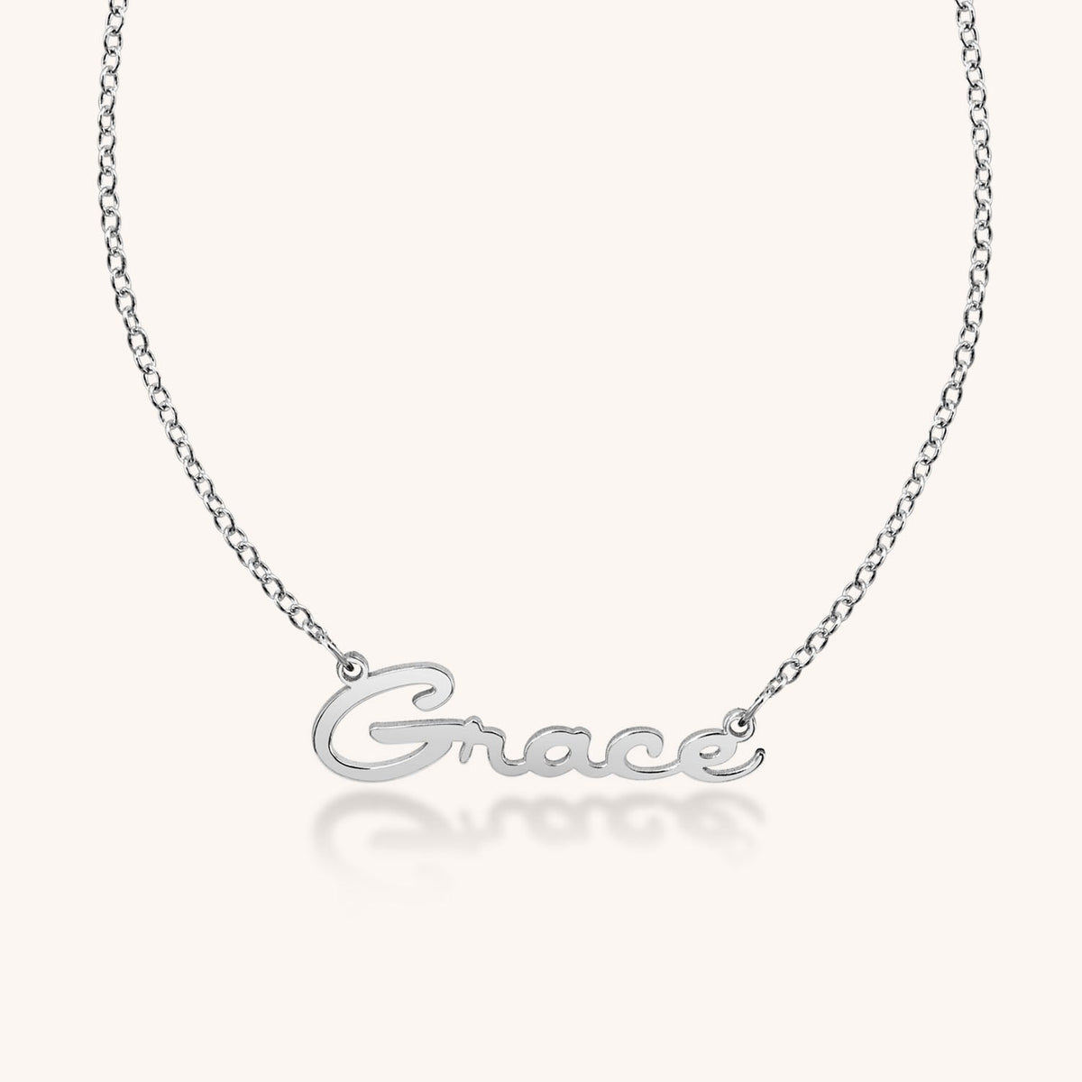 10k Gold Rachel Nameplate Necklace