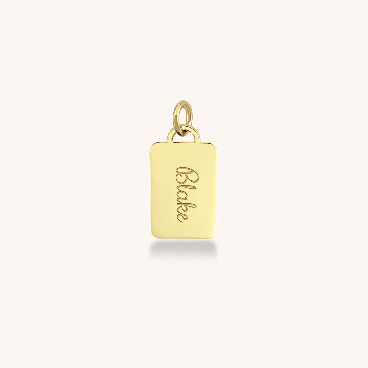 10k Gold Lake Legacy Mini Tag Pendant