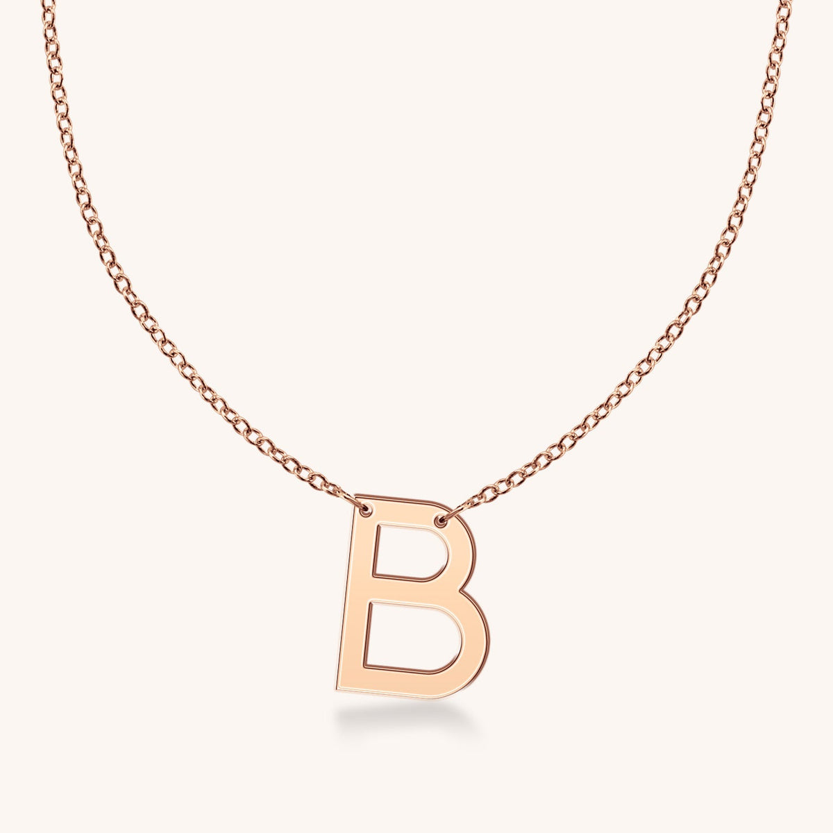 Sterling Silver Genevieve Block Initial