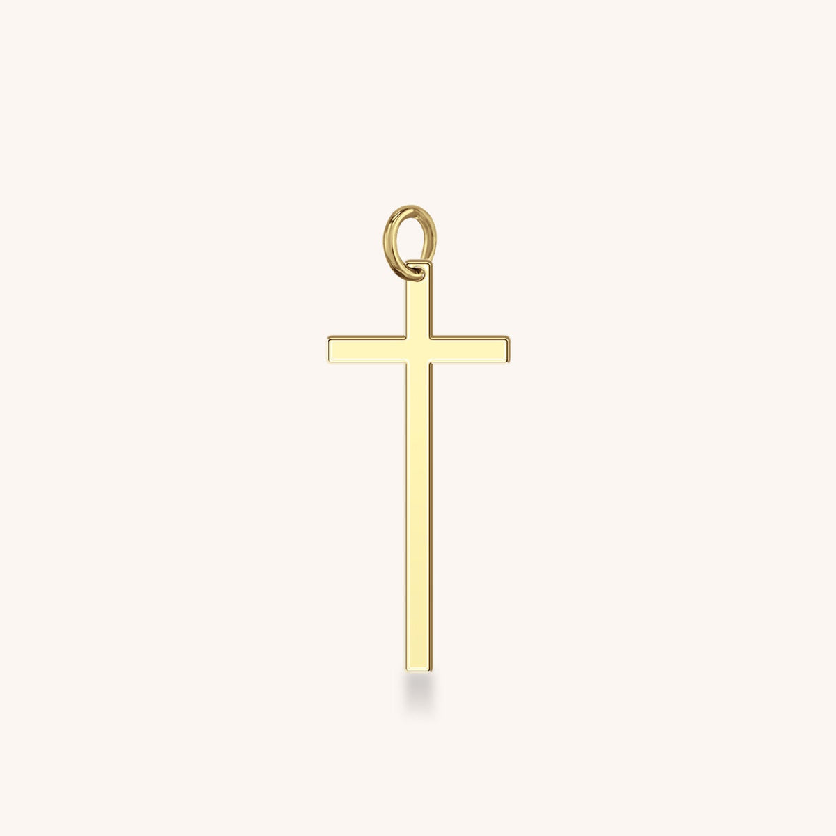 10k Gold Cross Charm