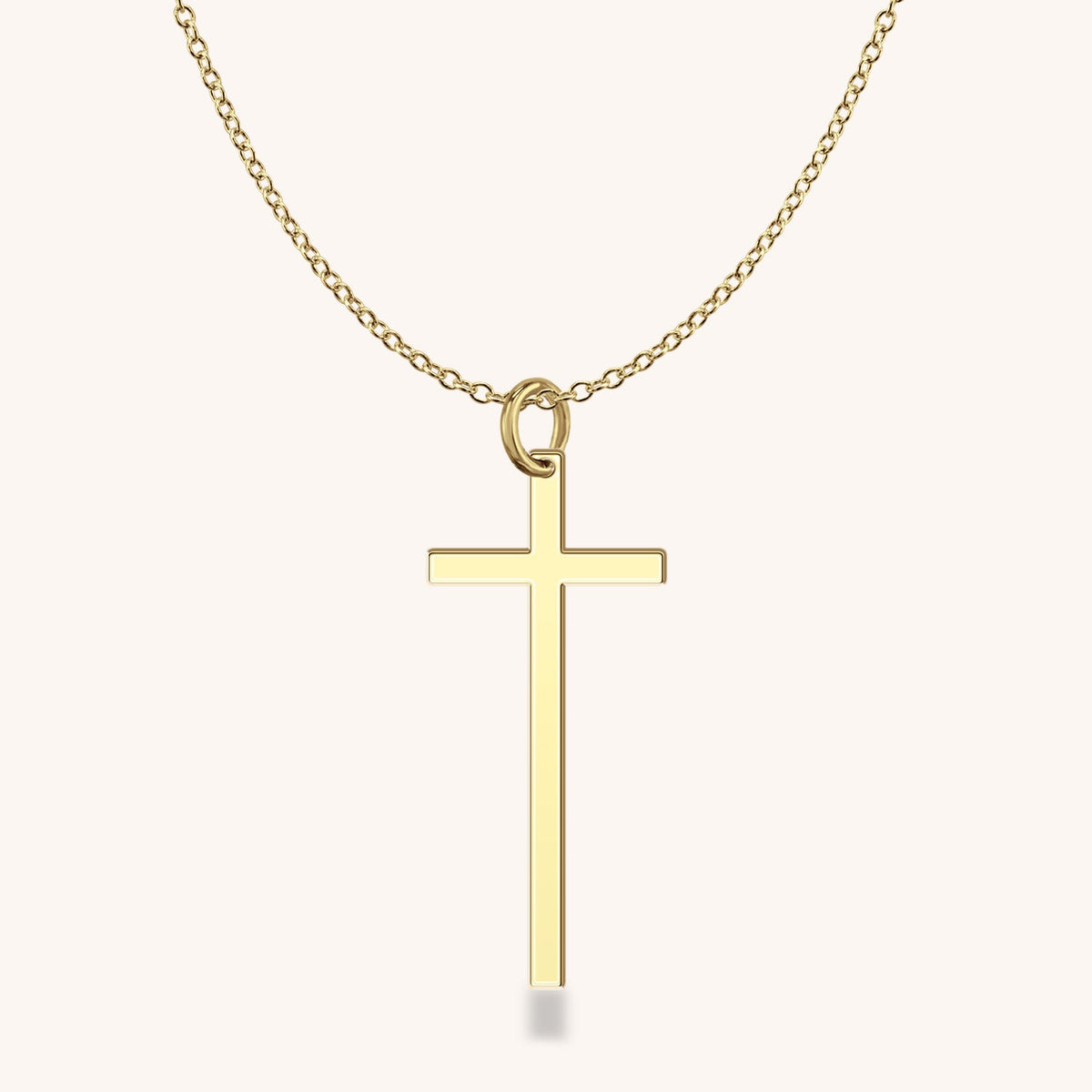 10k Gold Cross Charm