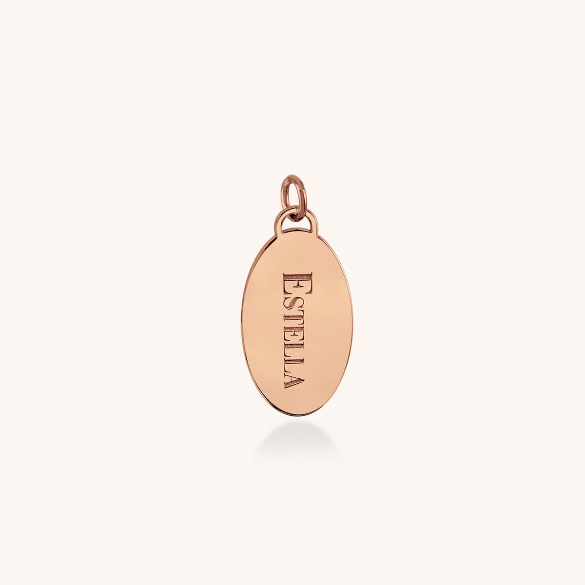 14k Gold Elle Timeless Oval Pendant