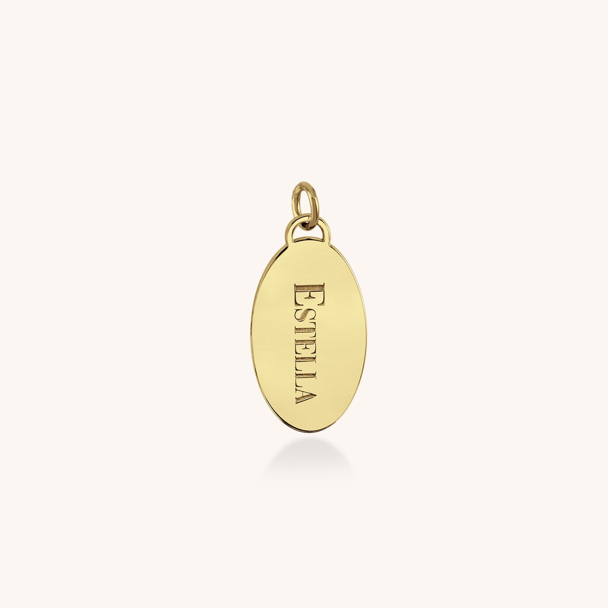 14k Gold Elle Timeless Oval Pendant