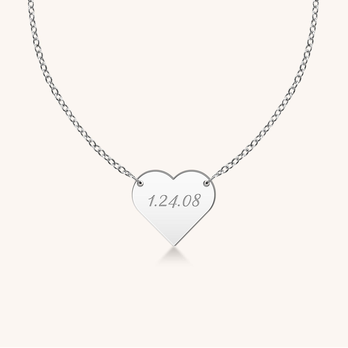 Sterling Silver I Love You Big Heart in Script