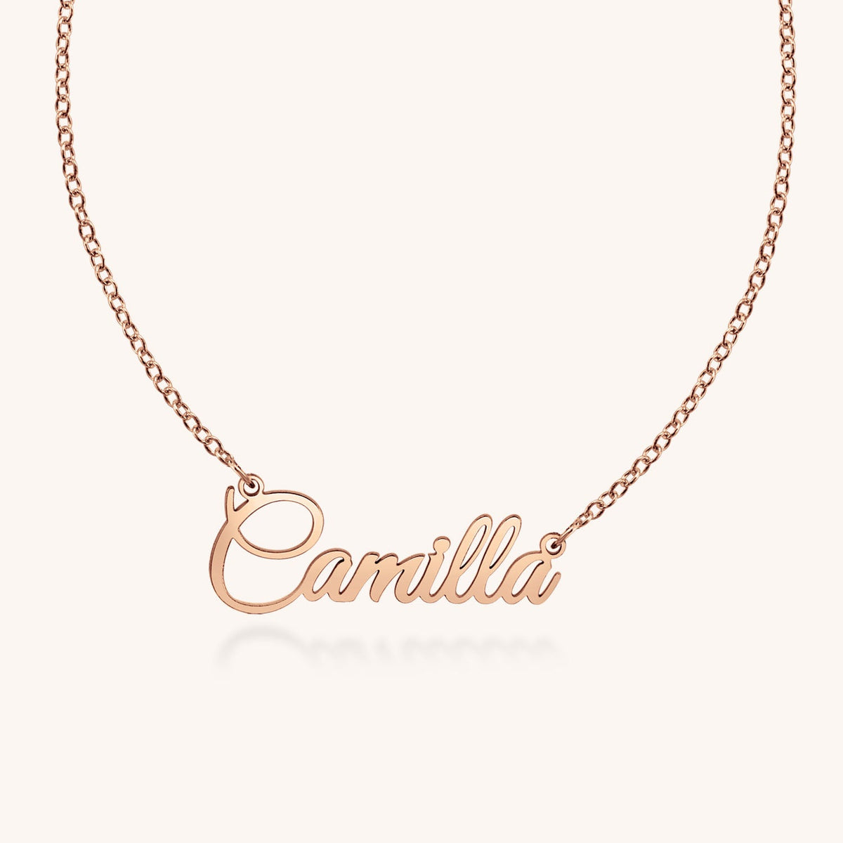 Sterling Silver Camilla Nameplate Necklace