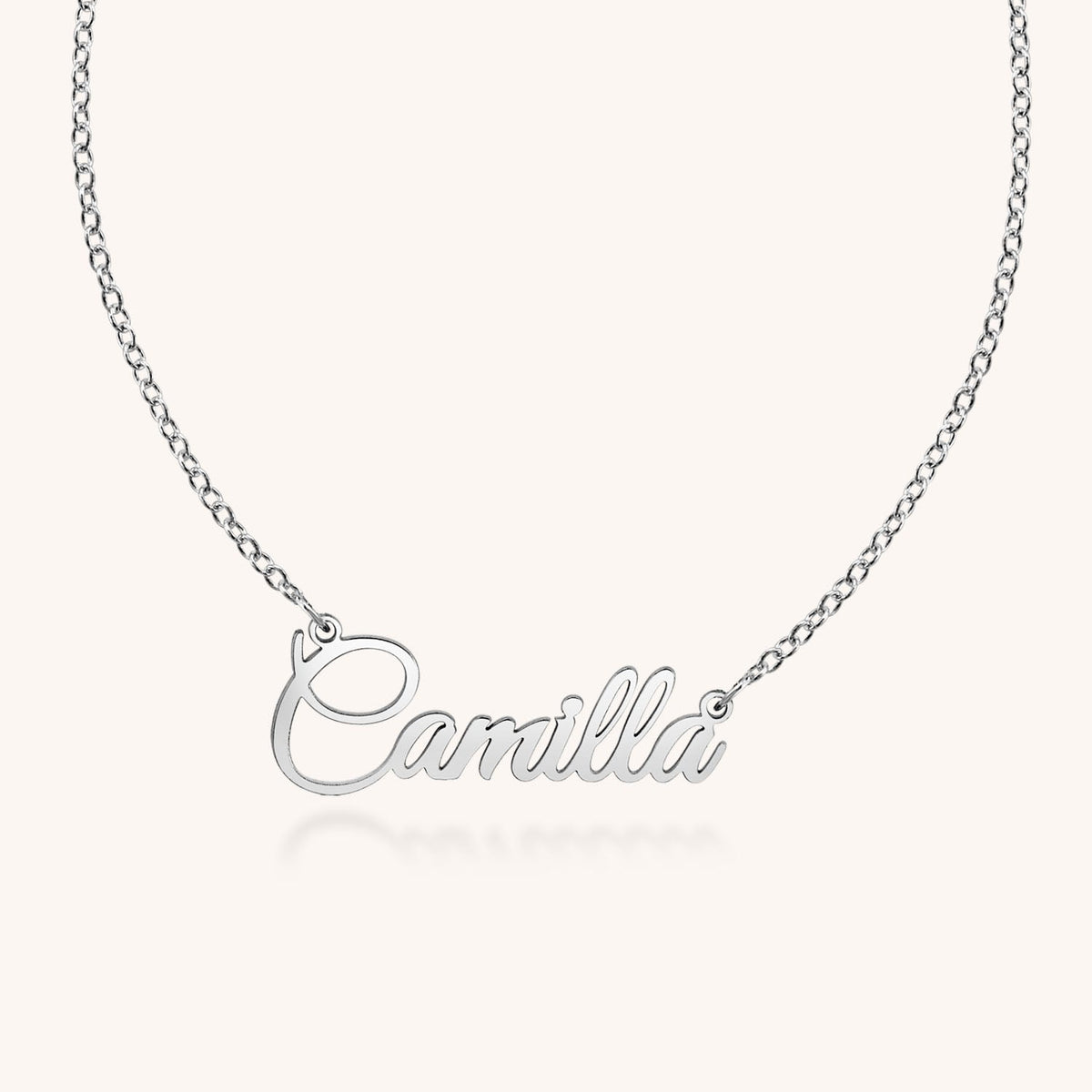 Sterling Silver Camilla Nameplate Necklace