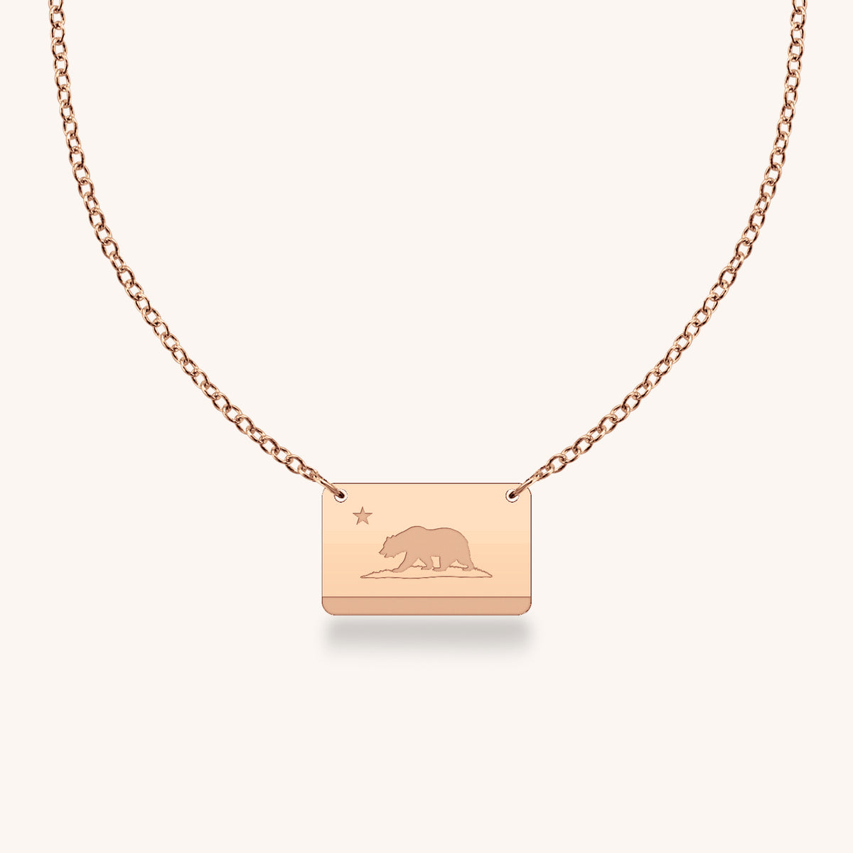 California State Flag Necklace