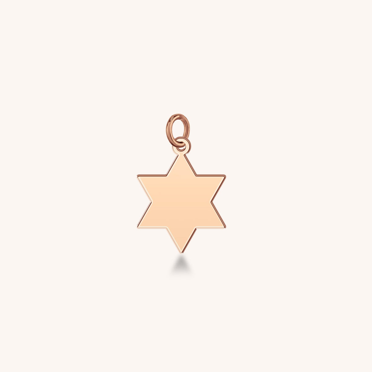 14k Gold Mini Star of David Charm