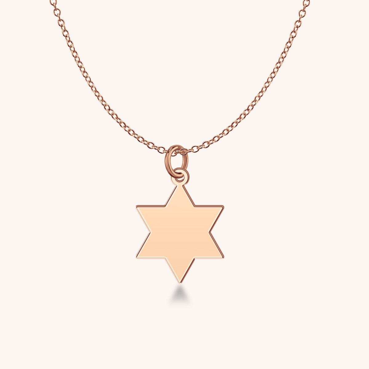 14k Gold Mini Star of David Charm