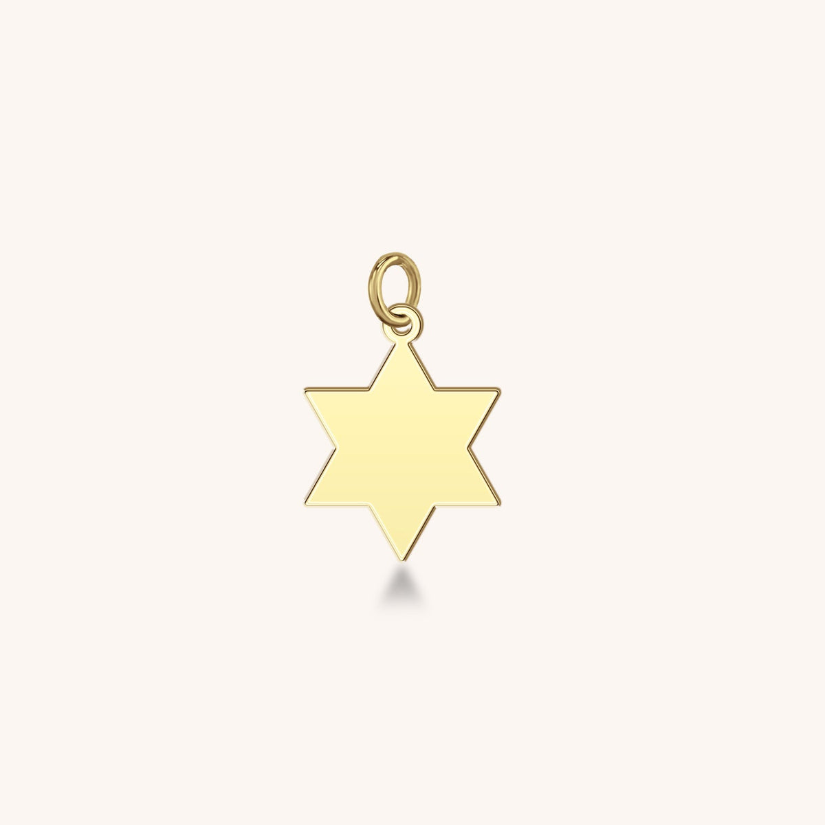 14k Gold Mini Star of David Charm