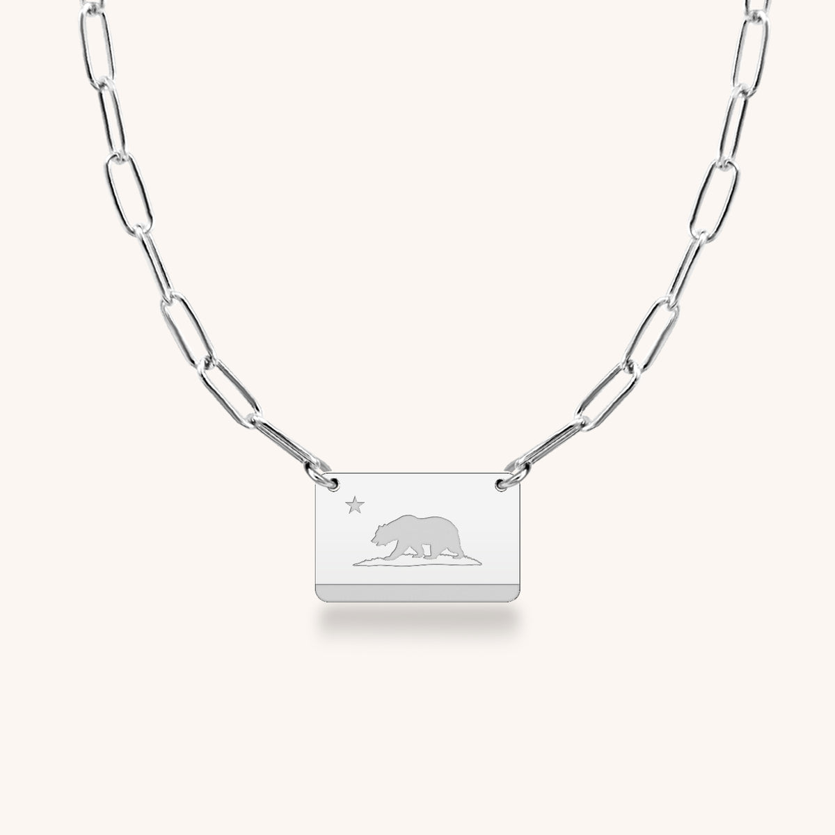 California State Flag Necklace