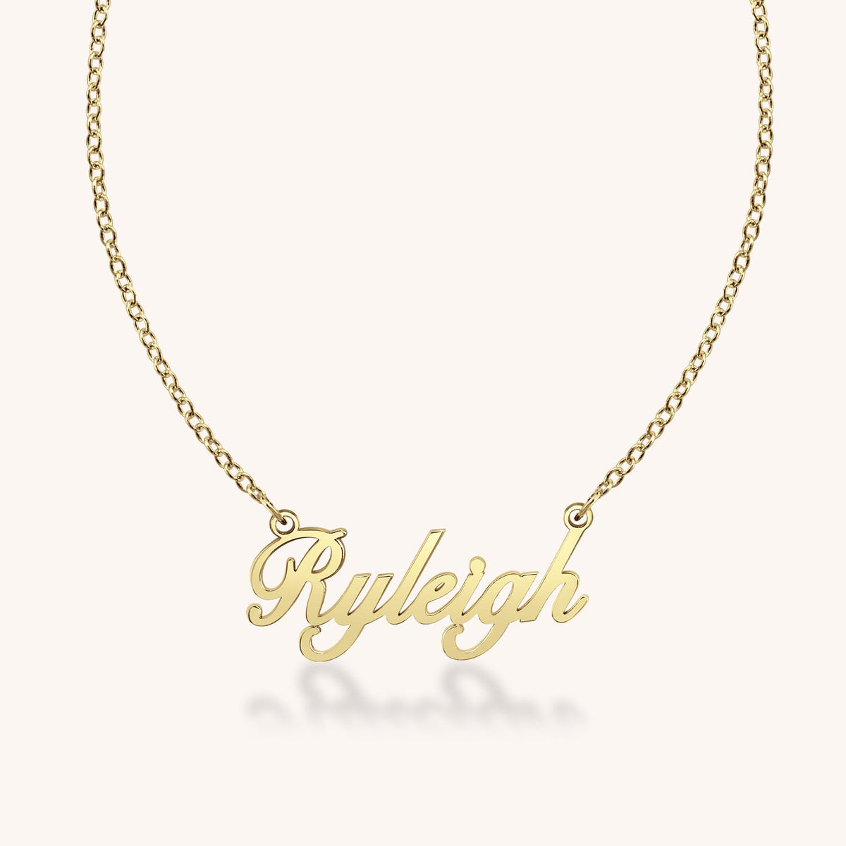 14k Gold Tatiana Nameplate Necklace