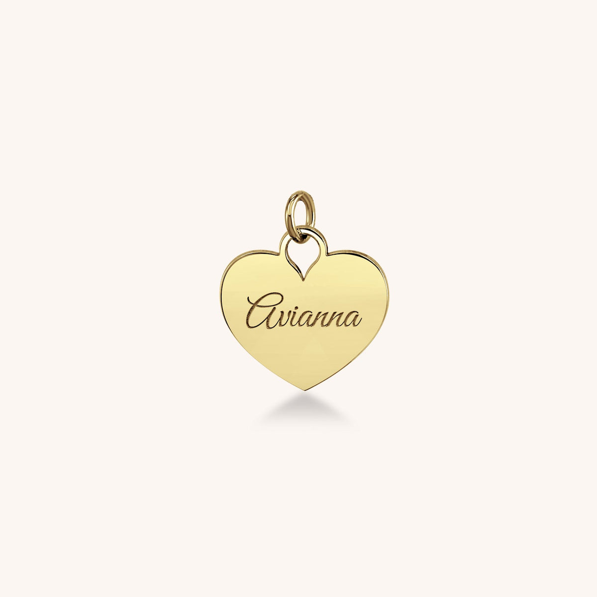 14k Gold Ash Keepsake Heart Pendant