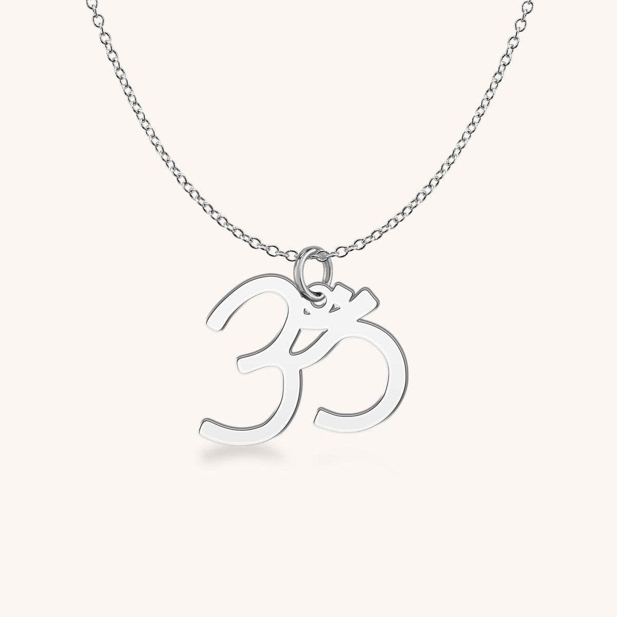 Sterling Silver Om Charm