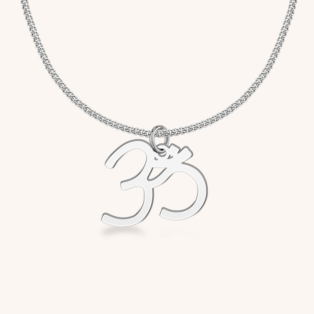 Sterling Silver Om Charm