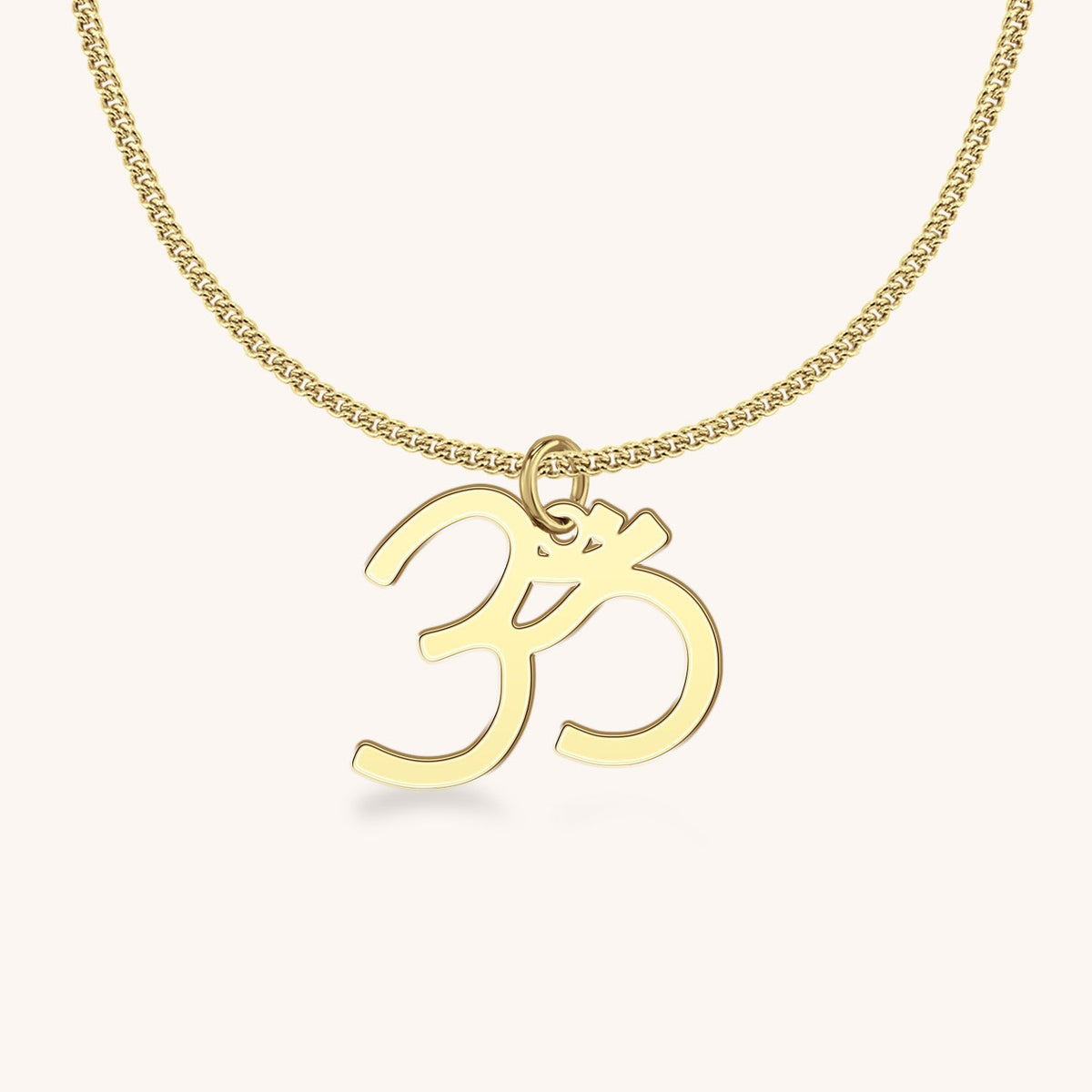 Sterling Silver Om Charm