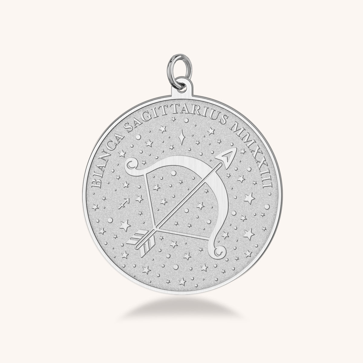 Sagittarius Zodiac Medallion Necklace