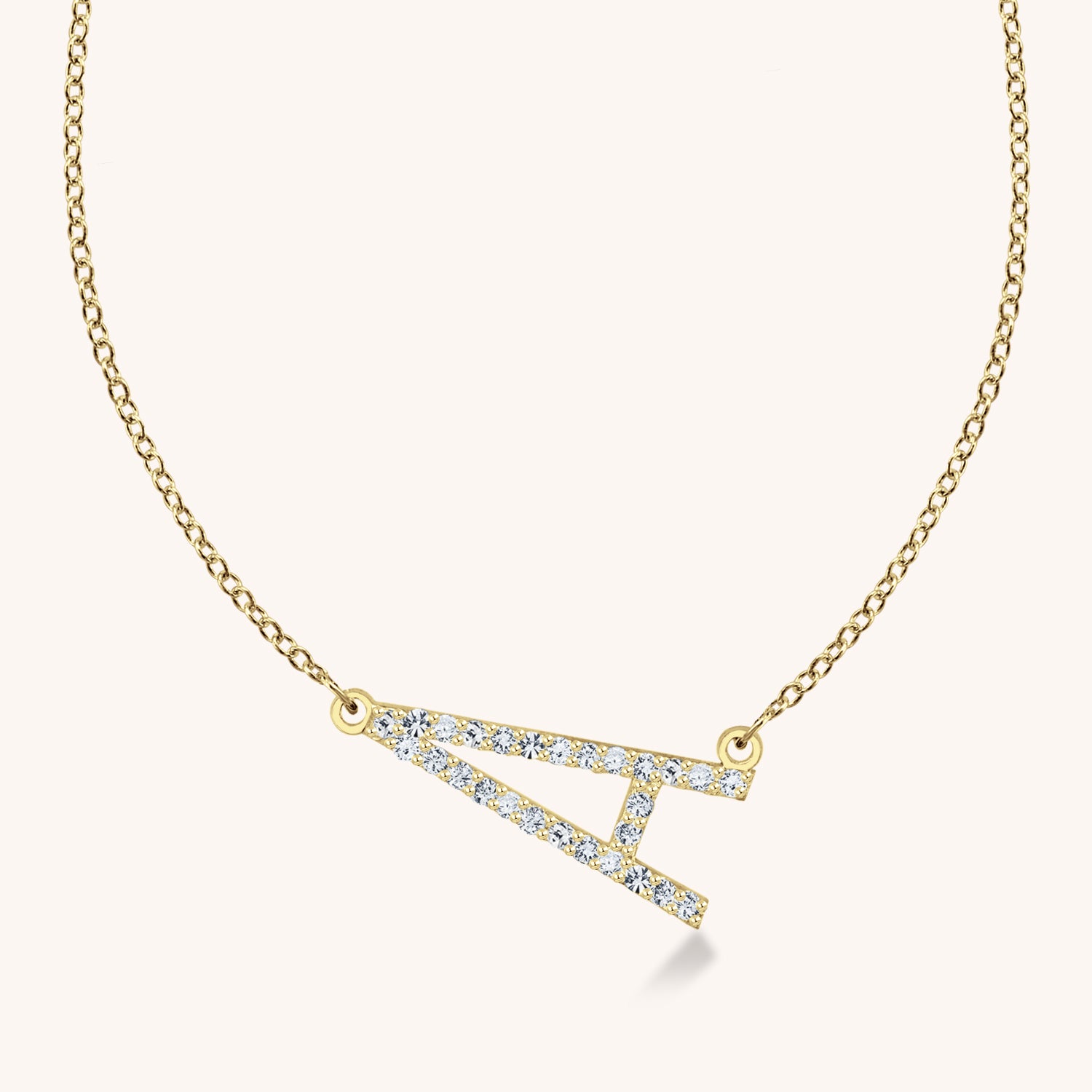 Jamie Block Jamie Block Initial Diamond Necklace - monya_