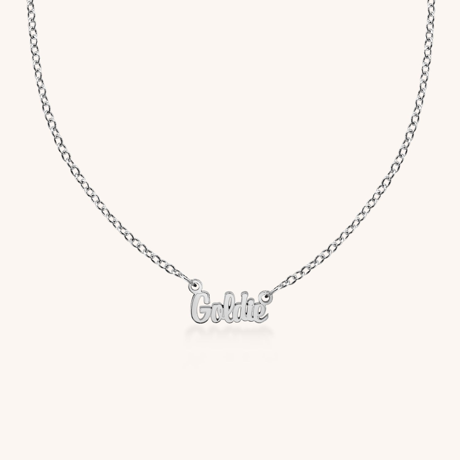 Pearl Nameplate Necklace – SOTW Jewelry