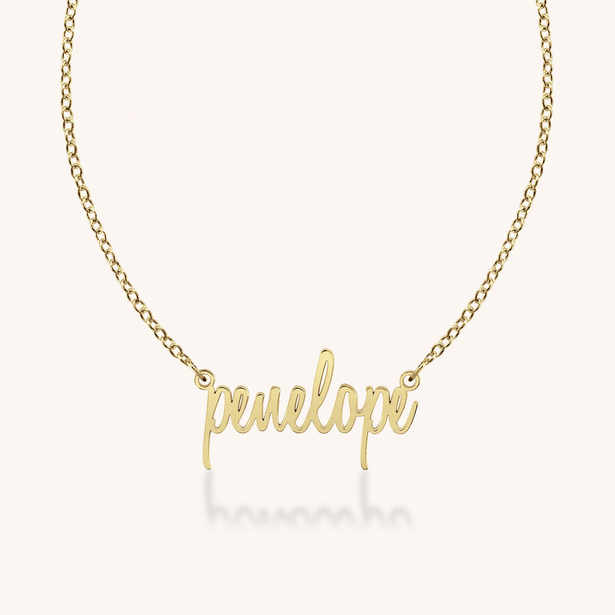 Penelope Nameplate Necklace