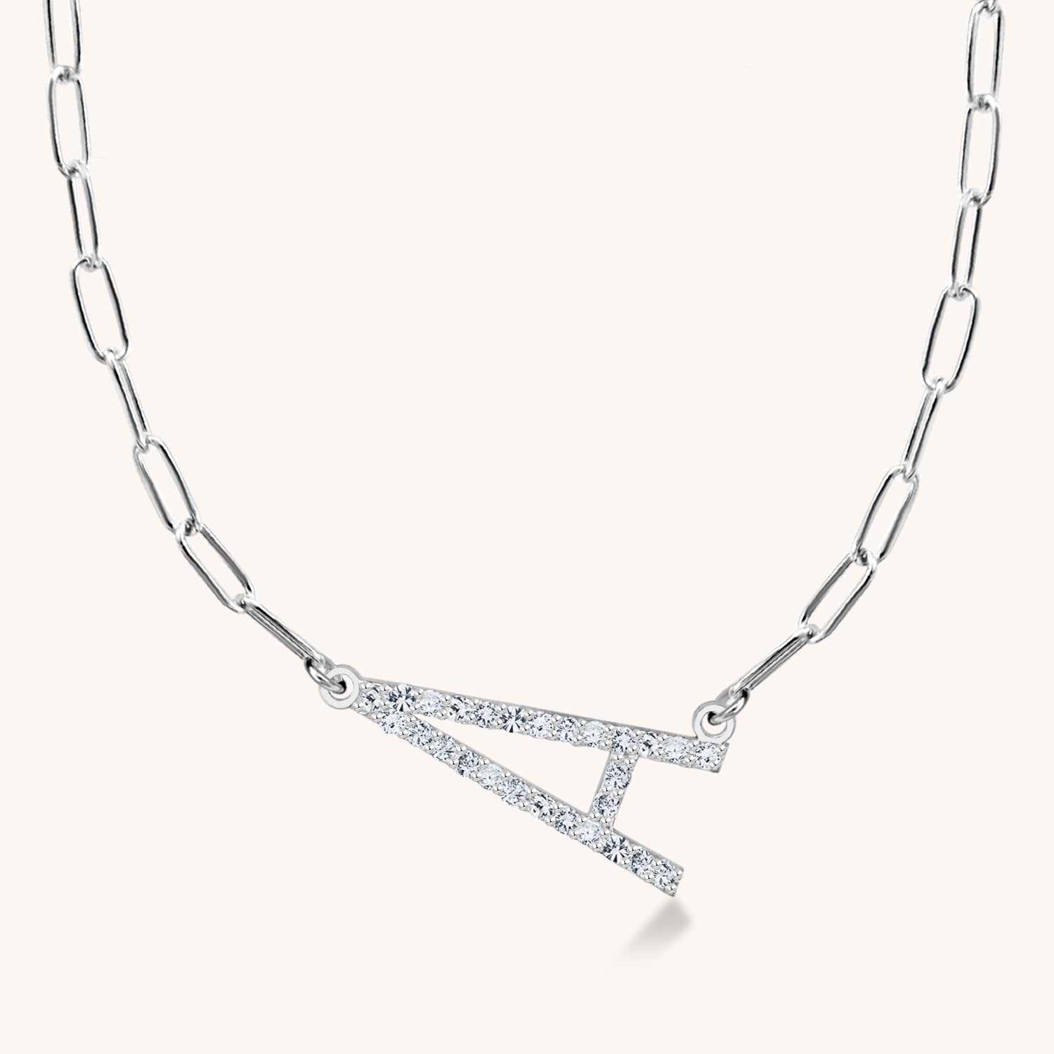 Lafonn 2-Tone Paperclip Necklace | Roth Jewelers