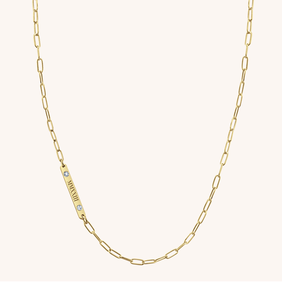 Di Accent Bar Necklace