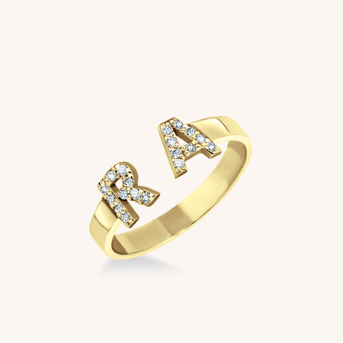 Aria Initial Diamond Ring